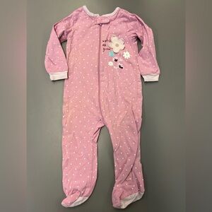 6-9 months infant baby girl pajamas lot